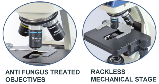 BOECO雙筒顯微鏡-雙筒顯微鏡傾斜30°，可旋轉360°